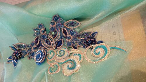 LITL Seafoam w/ Blues Trim (12-18mths / 18-3T)